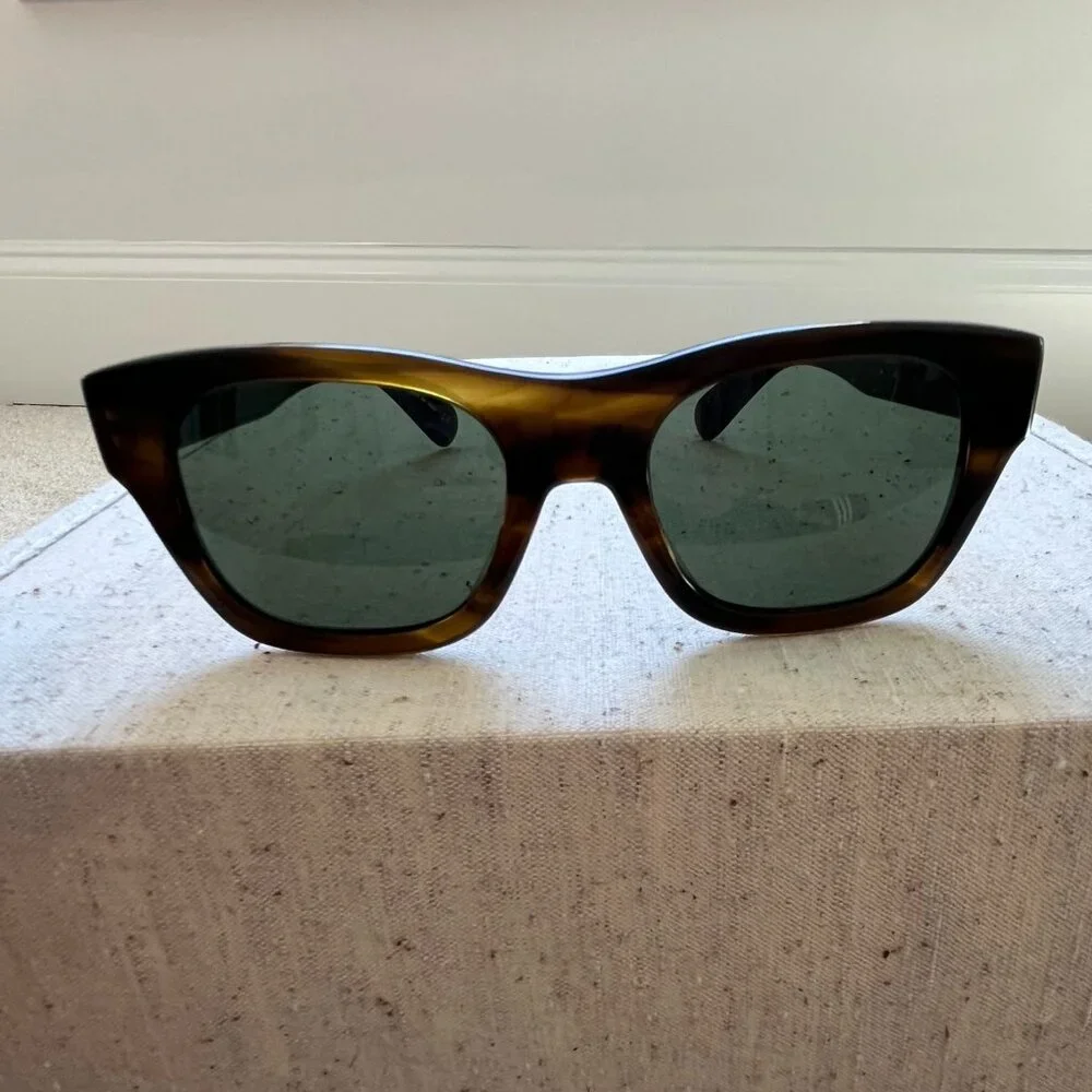 Oliver Peoples Keenan Dark Brown Sunglasses - Picture 5 of 13